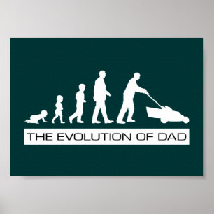 The Evolution of Dad Poster
