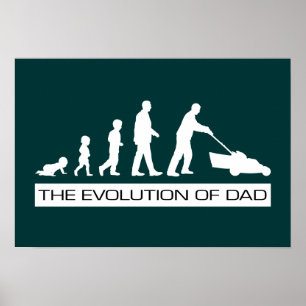 The Evolution of Dad Poster