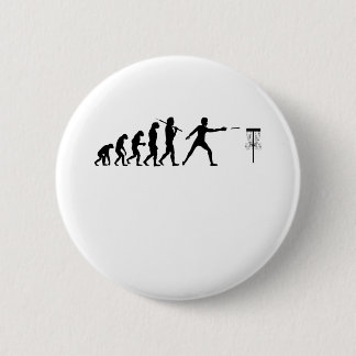 The Evolution of Disc Golf 6 Cm Round Badge