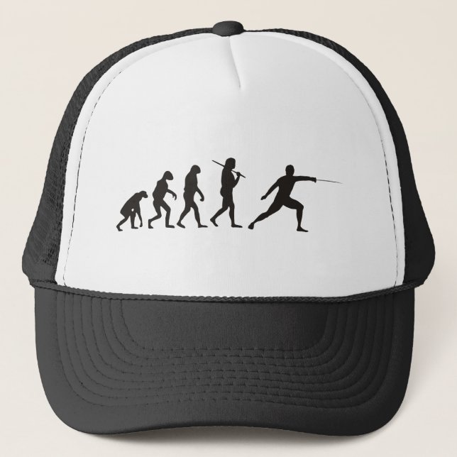 The Evolution Of Fencing Trucker Hat (Front)