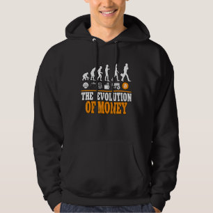 The Evolution Of Money Cypto Bitcoin Blockchain 1 Hoodie
