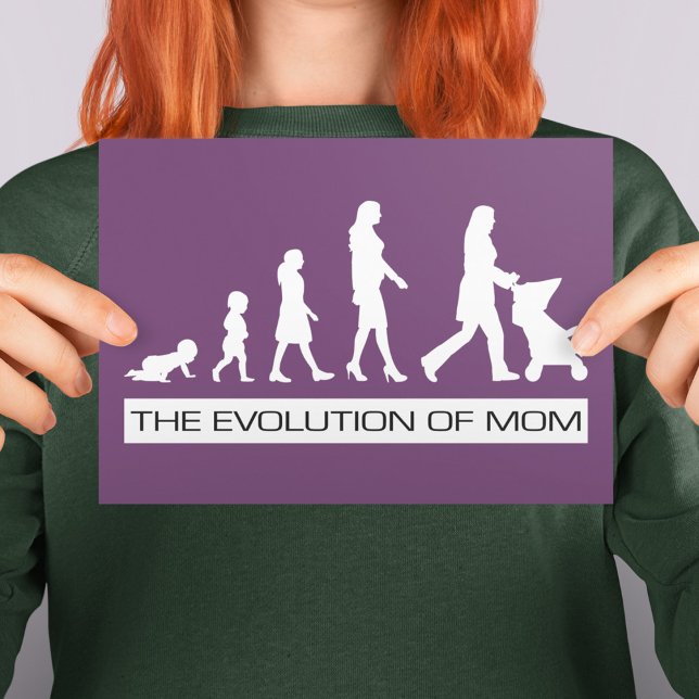 The Evolution of Mum Postcard (Creator Uploaded)