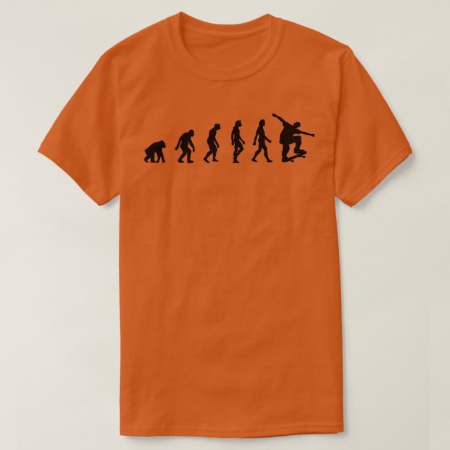 The Evolution of Skateboarding T-Shirt (Design Front)