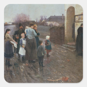 The Examination Square Sticker