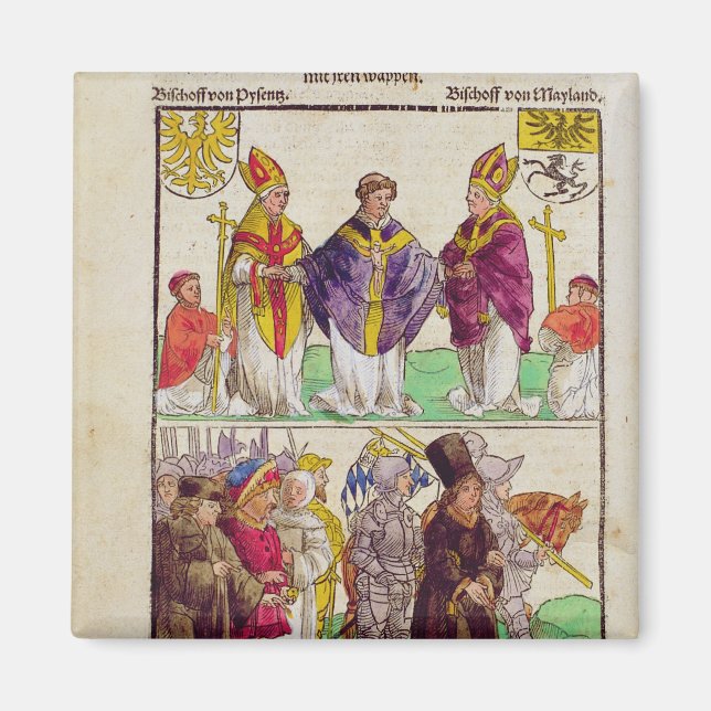 The execution of Jan Hus Magnet (Front)