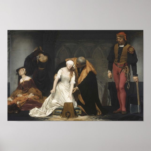 The Execution of Lady Jane Grey Poster (Front)