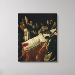 The Exhibition of the Body of St. Bonaventure Canvas Print