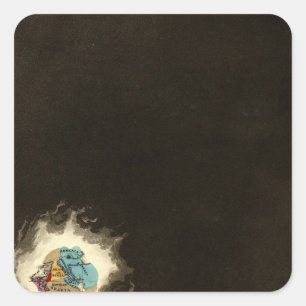 The Exodus of The Israelites 1491 BC Square Sticker