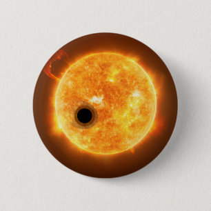 The Exoplanet Wasp-107b Is A Gas Giant 6 Cm Round Badge