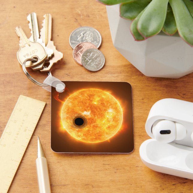 The Exoplanet Wasp-107b Is A Gas Giant Key Ring (Desk)