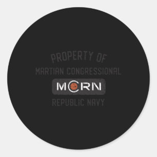 The Expanse Property Of Mcrn Classic Round Sticker