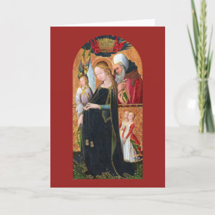The Expectant Madonna with St. Joseph Holiday Card