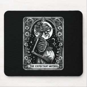 The Expectant Mother Halloween Pregnancy Pregnant Mouse Pad