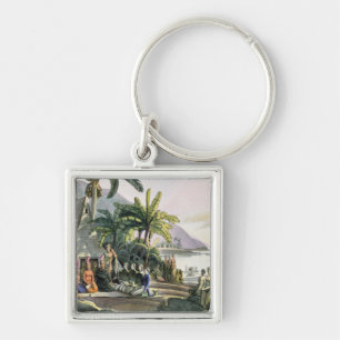 The Expedition Party and King Kamehameha I Key Ring