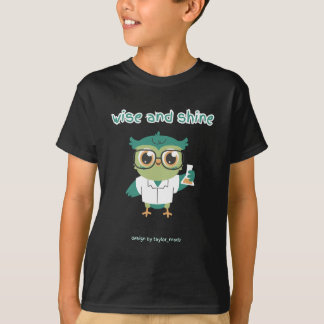 THE EXPERIMENT , black owl scientist Boy's T-Shirt