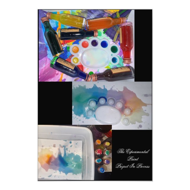 The Experimental Paint Project In Process Photo Print (Front)