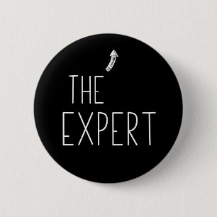 The Expert 6 Cm Round Badge