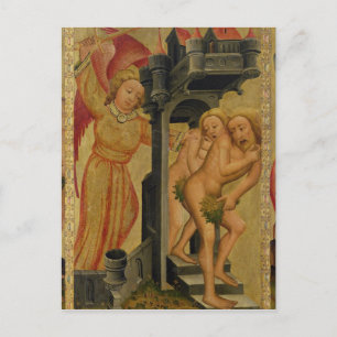The Expulsion from the Garden of Paradise Postcard