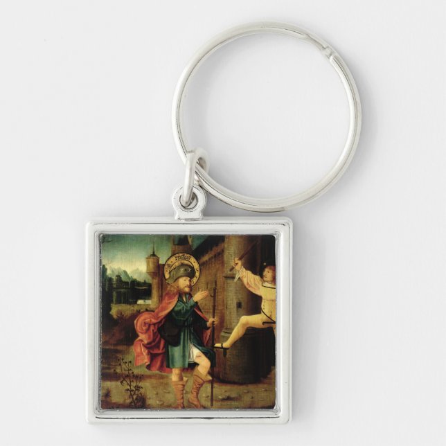 The Expulsion of Saint Roch from Rome Key Ring (Front)