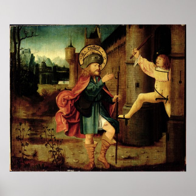 The Expulsion of Saint Roch from Rome Poster (Front)