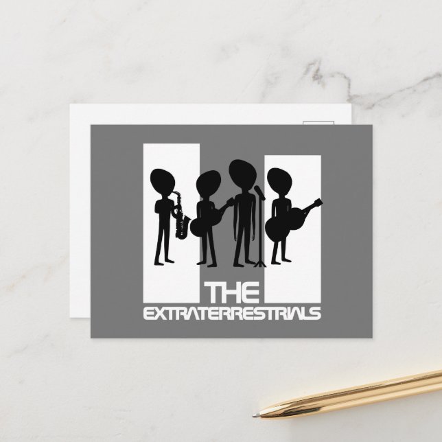 The Extraterrestrials, Alien Postcard (Front/Back In Situ)