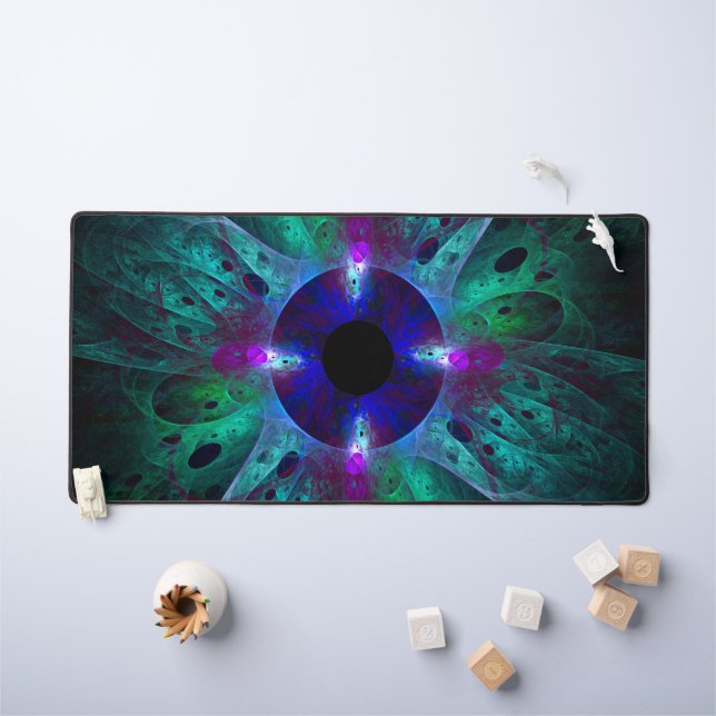 The Eye Abstract Art Desk Mat (Kids Table)