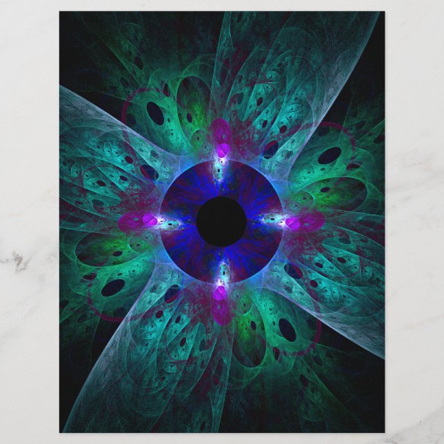 The Eye Abstract Art Flyer (Front)