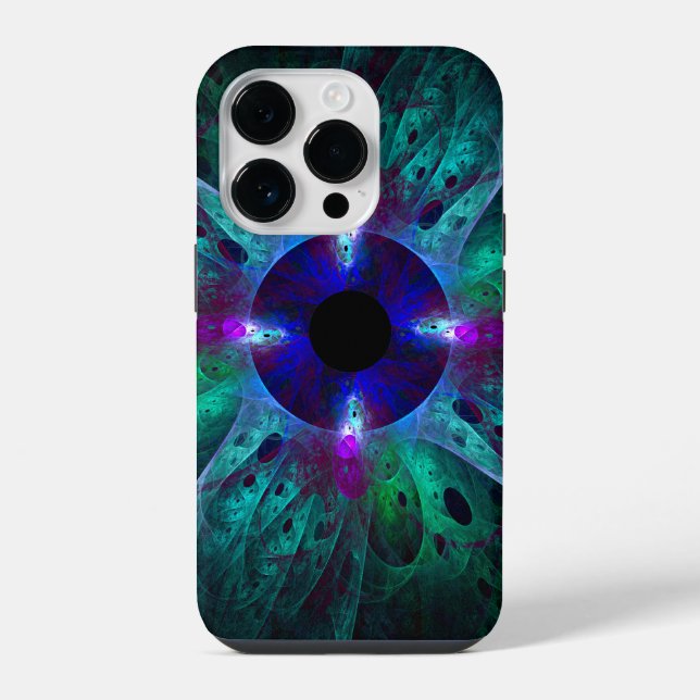 The Eye Abstract Art iPhone Case (Back)