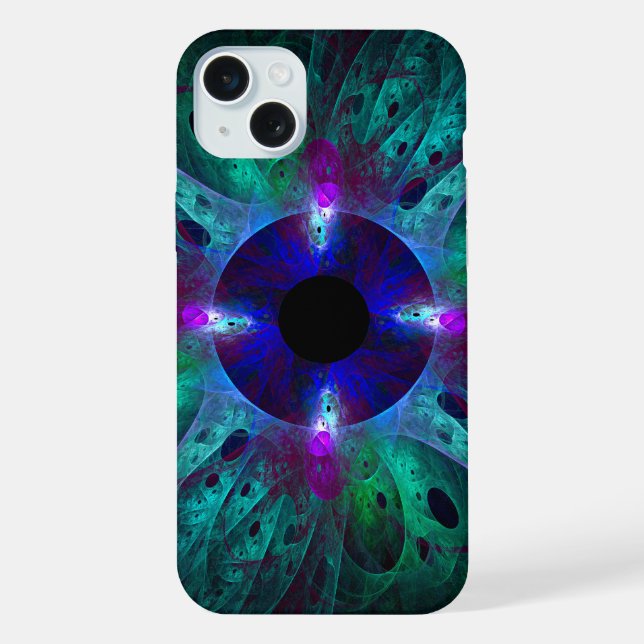 The Eye Abstract Art iPhone Case (Back)