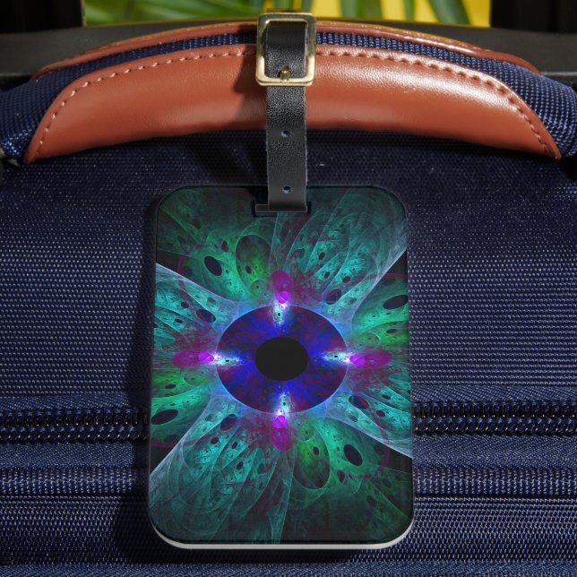 The Eye Abstract Art Luggage Tag (Front Insitu 2)
