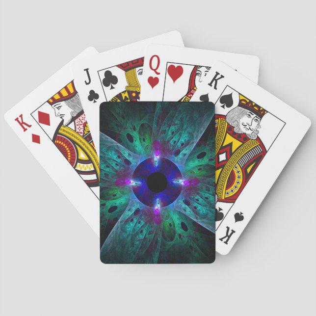 The Eye Abstract Art Playing Cards (Back)