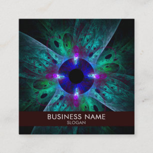 The Eye Abstract Art Professional Square Business Card