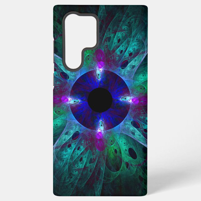 The Eye Abstract Art Samsung Galaxy S22 Ultra Case (Back)
