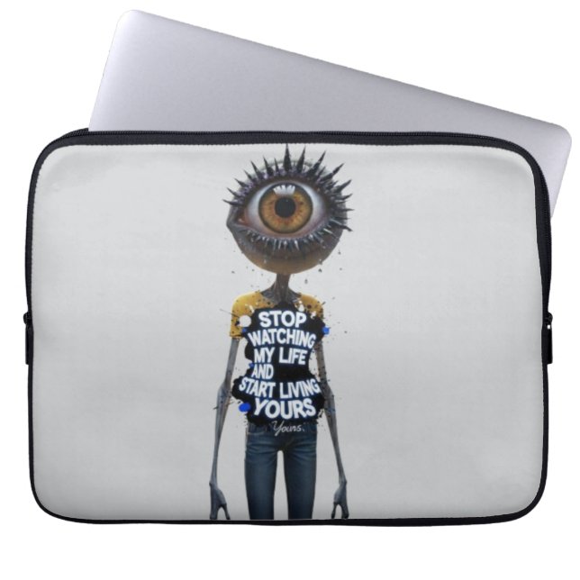 The Eye And Word Collection Laptop Sleeve (Front)