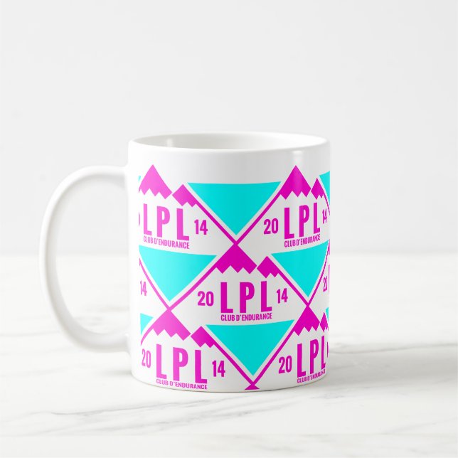 The Eye Blaster - Two Tone LPL logo mug (Left)
