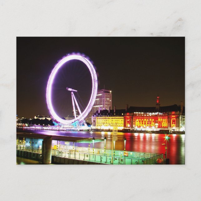 The Eye in colours Postcard (Front)