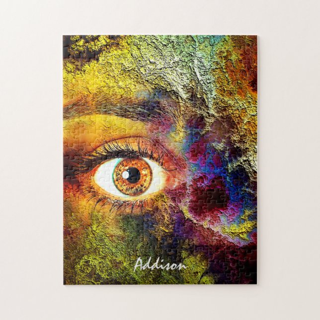 The eye-  jigsaw puzzle (Vertical)