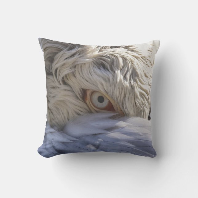 The Eye of a Pelican Cushion (Front)