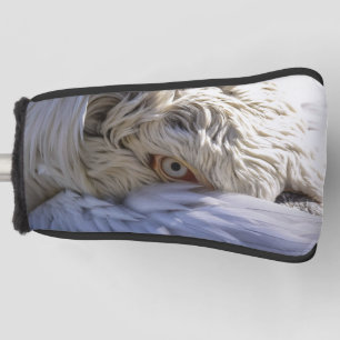 The Eye of a Pelican Golf Head Cover