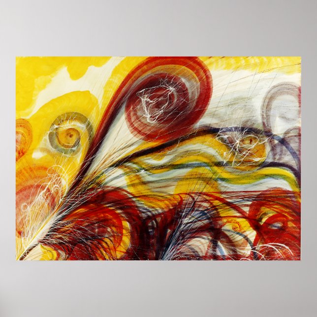 The Eye of God by Georgiana Houghton Poster (Front)