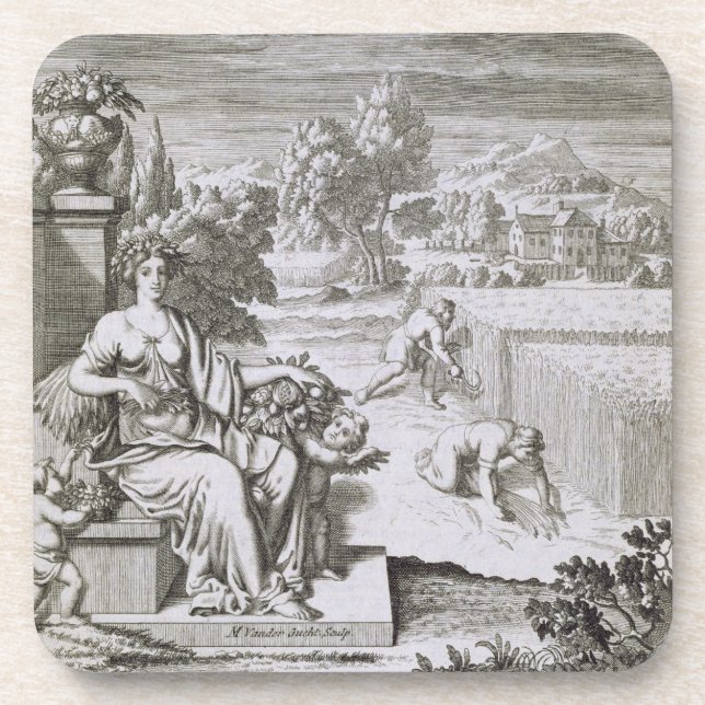 The Eye of God Watches the Harvest, illustration f Coaster (Front)