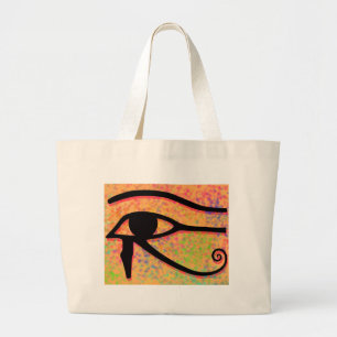 The Eye of Horus Large Tote Bag
