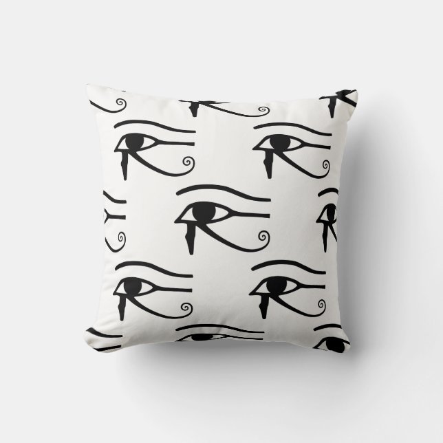 The Eye of Horus Pattern Cushion (Front)