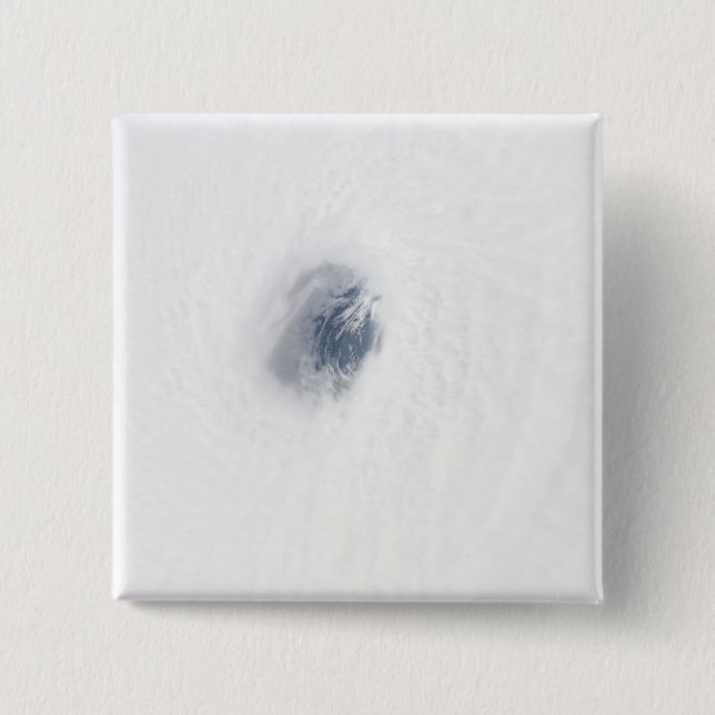 The eye of Hurricane Rita 15 Cm Square Badge (Front)