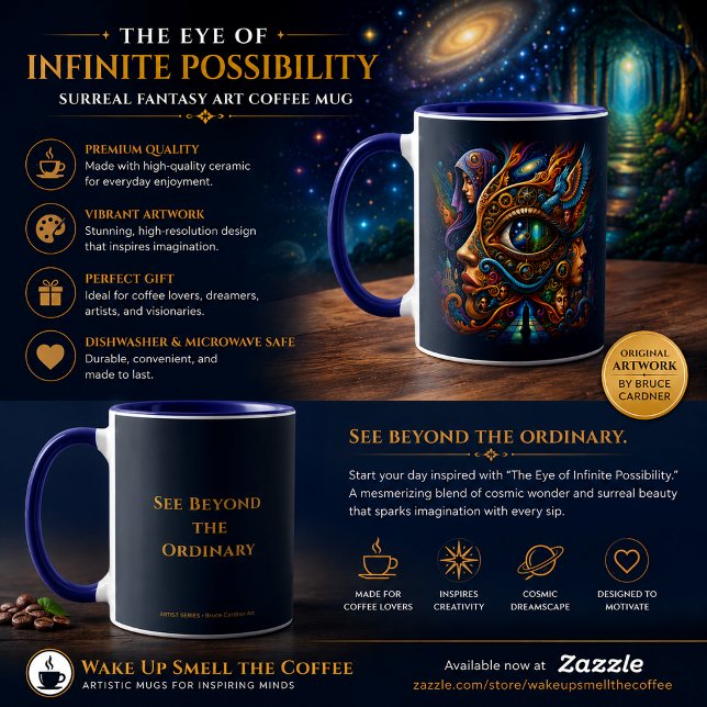 The Eye of Infinite Possibility Coffee Mug (Creator Uploaded)