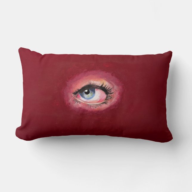 The Eye of Mystery Lumbar Cushion (Front)