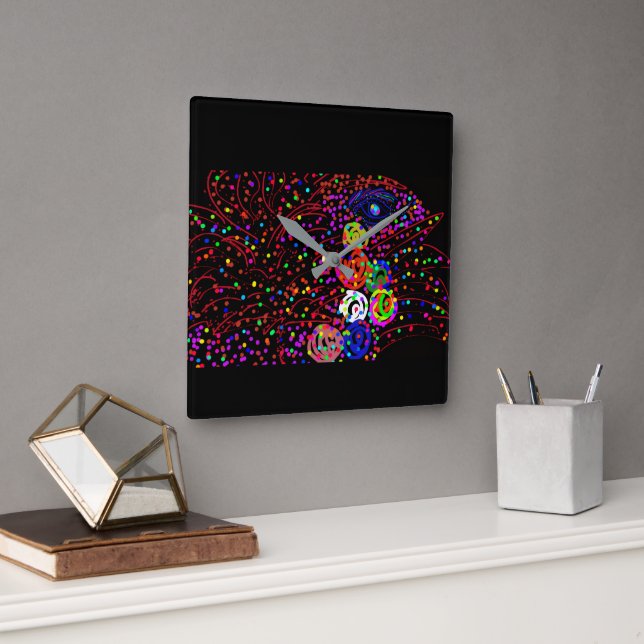 The Eye of Nature Square Wall Clock (Office)