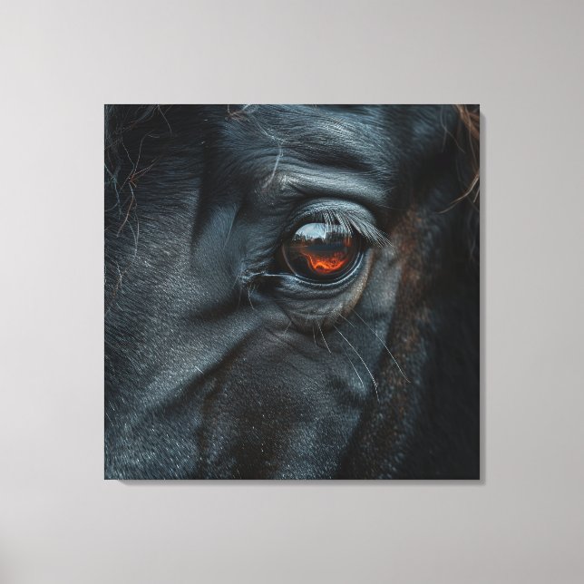The Eye Of Nightshade Canvas Print (Front)