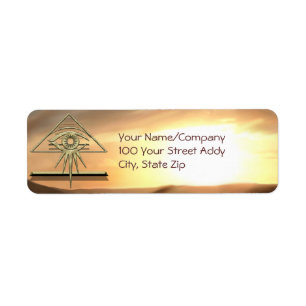 The Eye of Providence on Gold