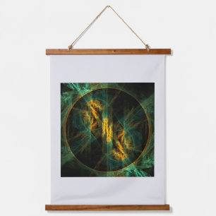 The Eye of the Jungle Abstract Art Hanging Tapestry